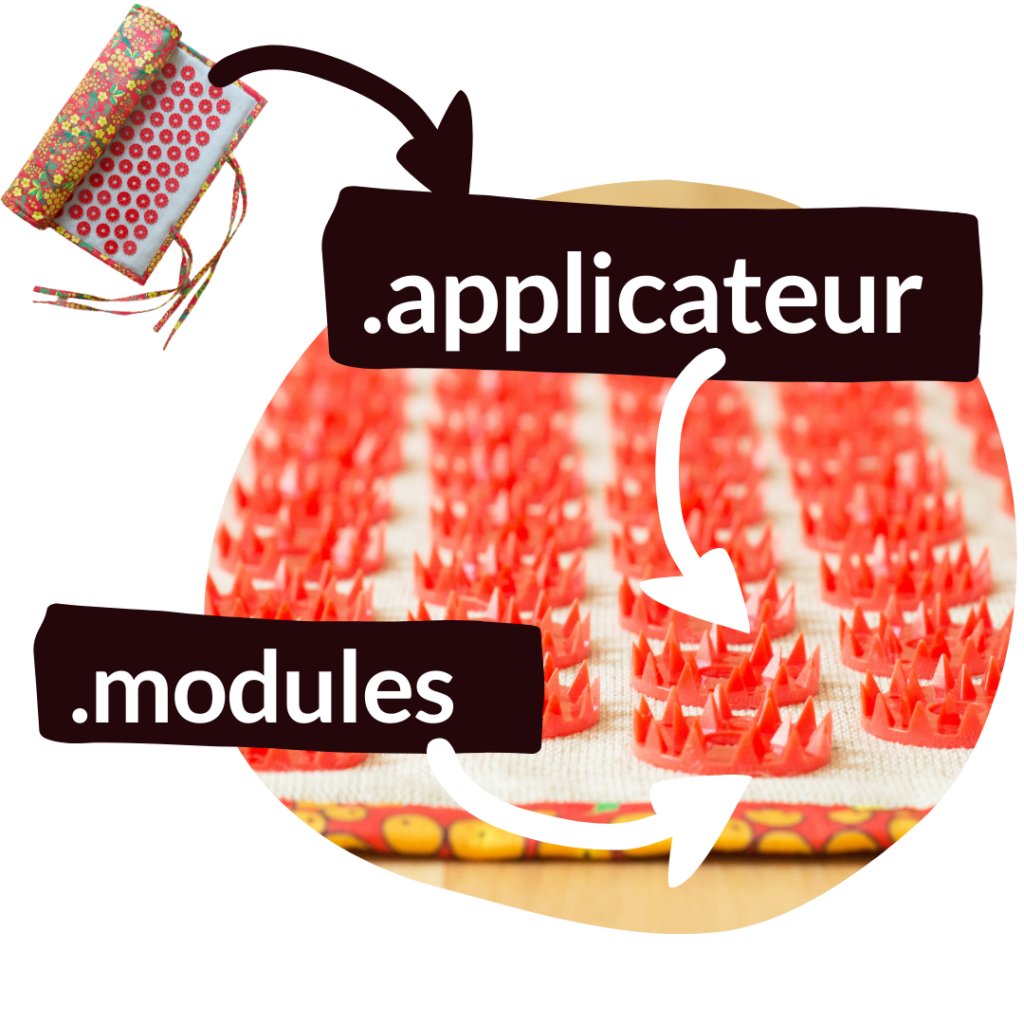 Tapis acupression illustration explication fonctionnement acupression